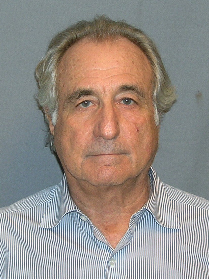 Bernard L. Madoff, the New York investment manager whose 2008 collapse became the largest Ponzi case then recorded in U.S. court.
