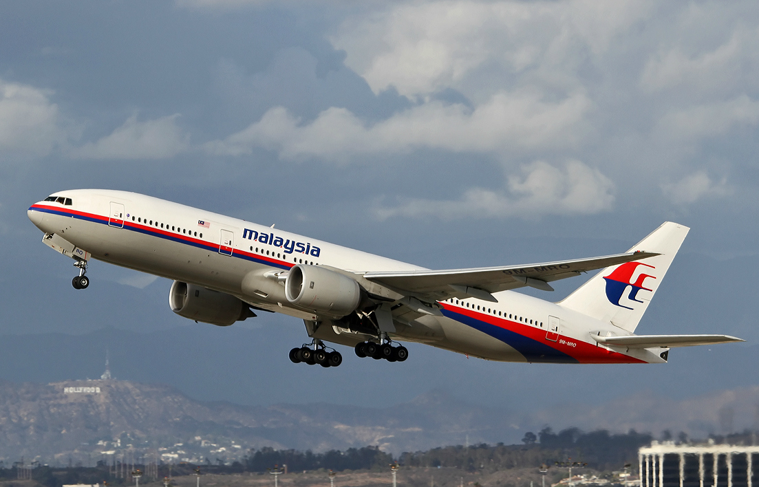 Malaysia Airlines Boeing 777-200ER, the type that operated Flight 370 on 8 March 2014