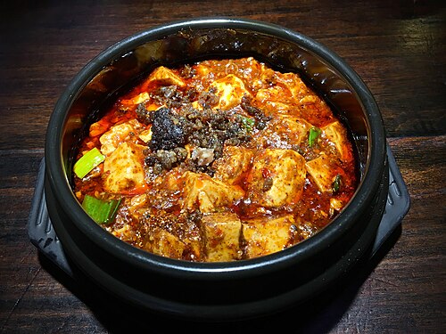 Mapo tofu from China