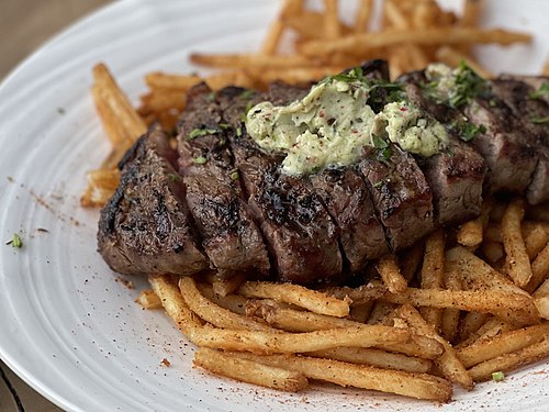 Steak frites from France