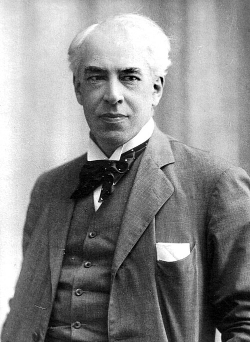 Portrait of Konstantin Stanislavski, co-founder of the Moscow Art Theatre.