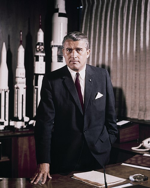 Photograph of Wernher von Braun