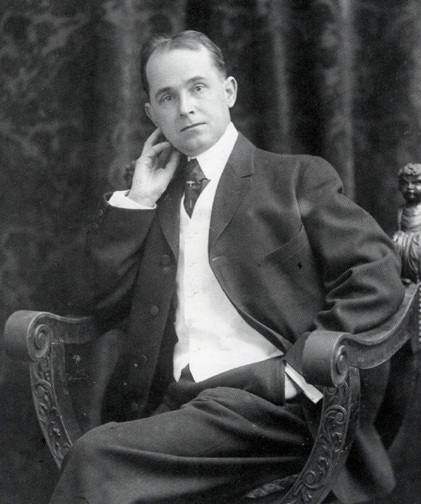 Portrait of the American cartoonist and animator Winsor McCay.