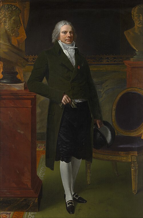Portrait of French statesman and diplomat Talleyrand.