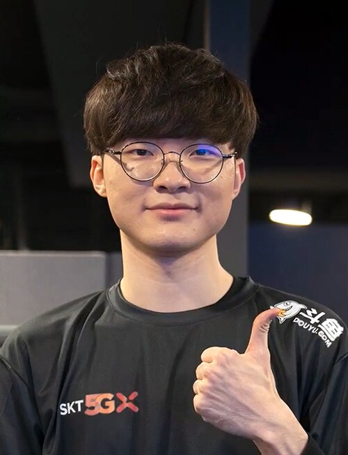Lee Sang-hyeok, known as Faker, the most decorated League of Legends player in history.