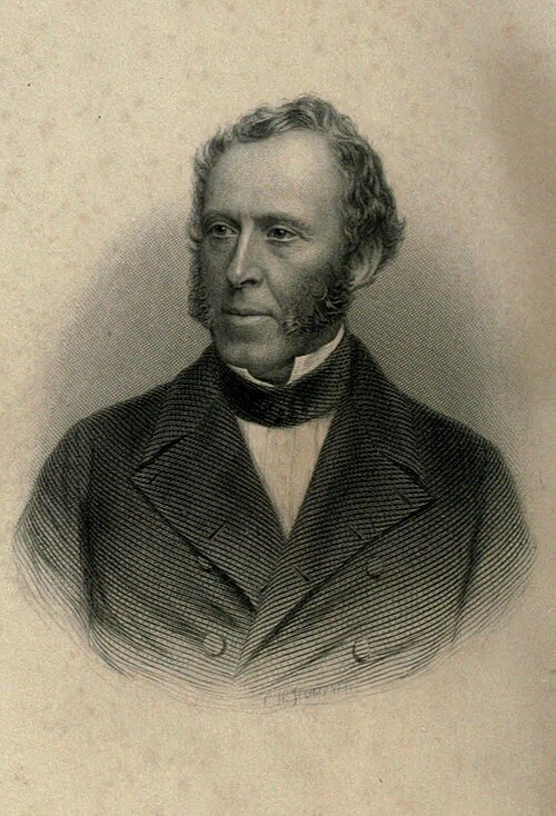 Portrait of James Braidwood, founder of the Edinburgh fire brigade and London's fire service.