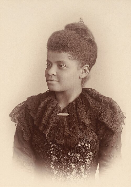 Portrait of investigative journalist and anti-lynching campaigner Ida B. Wells.