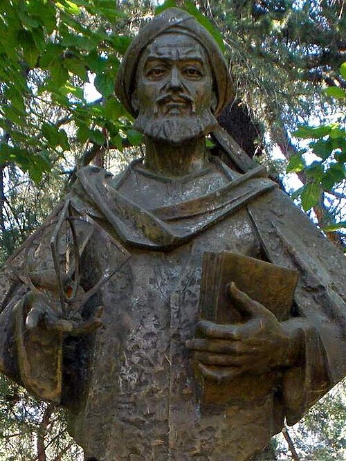 Statue commemorating the Persian mathematician al-Khwarizmi.