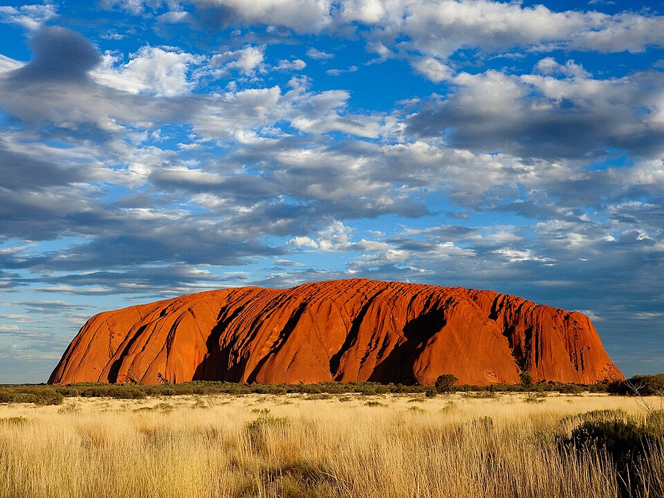 Uluru at sunset