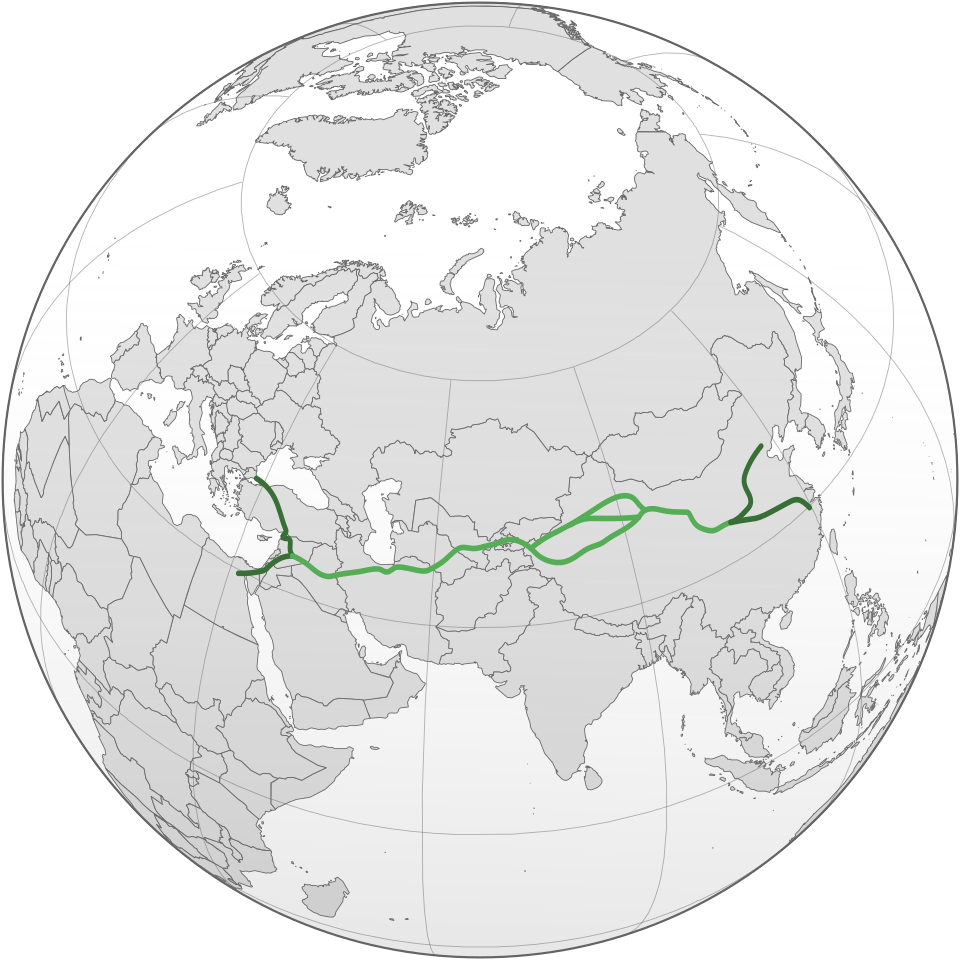 Caravan on Silk Road