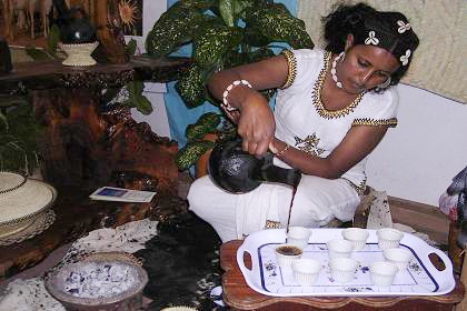 Ethiopian coffee ceremony