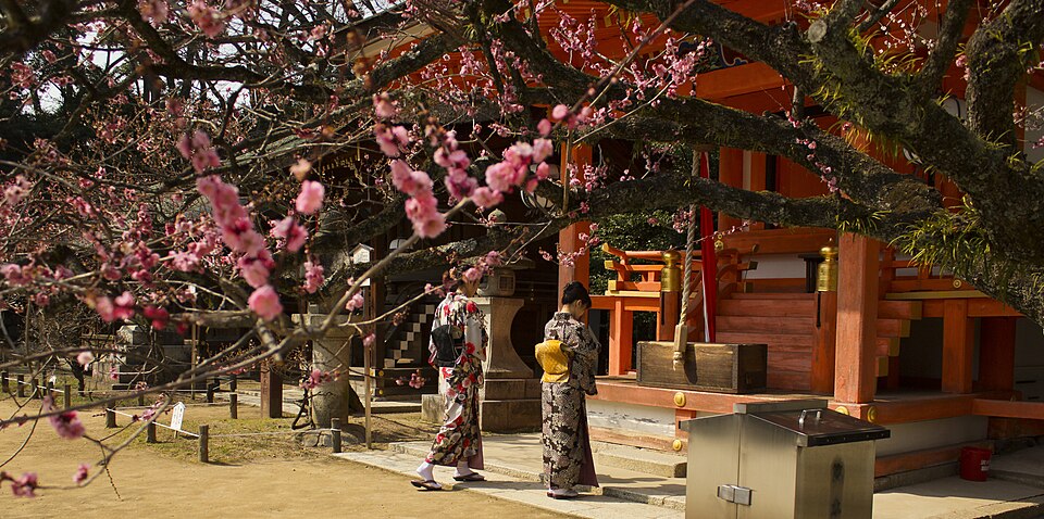 Torii gate at a Shinto shrine