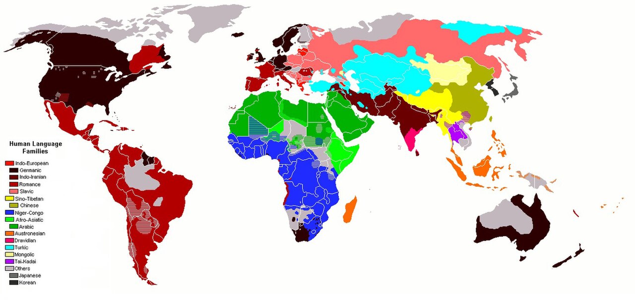 Map-related imagery for Mother tongues