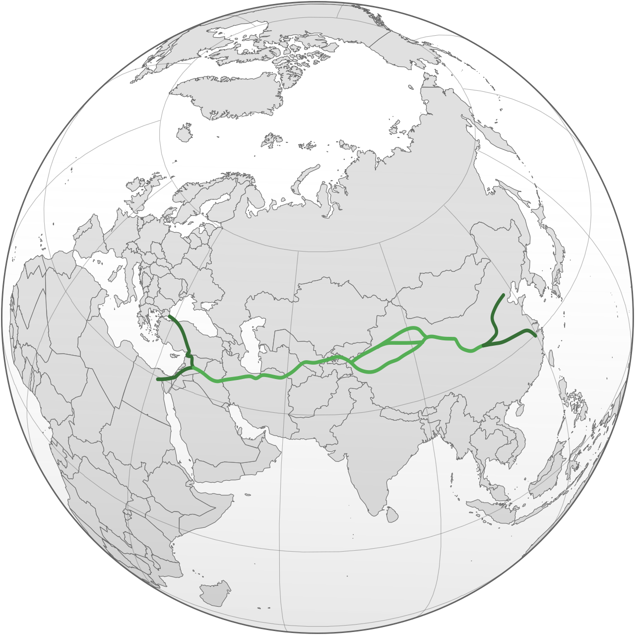 Historic trade route imagery