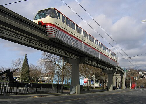Seattle Center Monorail — iconic monorail