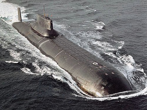 Typhoon class — iconic submarine