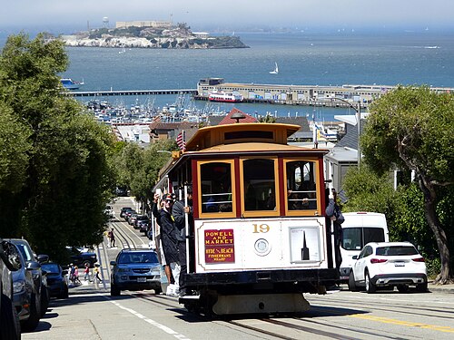 San Francisco cable car — iconic tram