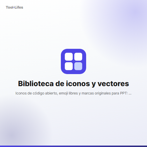 Biblioteca de iconos y vectores
