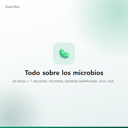 Todo sobre los microbios