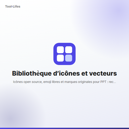 Bibliothèque d’icônes et vecteurs