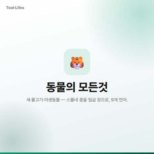 동물의 모든것