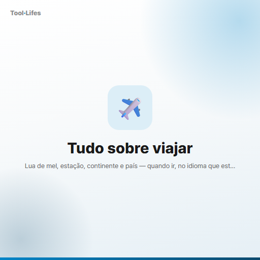 Tudo sobre viajar